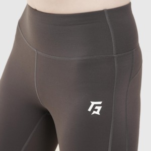 เลกกิ้งตาข่ายสีชาร์โคลสำหรับผู้หญิงสำหรับออกกำลังกาย - Product Image 6