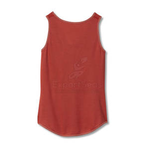 Cómoda ropa de fitness para gimnasio Camiseta sin mangas para mujer Ropa activa Precio bajo En stock Camiseta sin mangas para mujer - Product Image 2