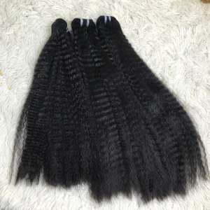 Extensions de cheveux Remy bruts non transformés à prix de gros Virgin Kinky Straight Vietnamese Bundles Achetez maintenant et obtenez une réduction - Product Image 1