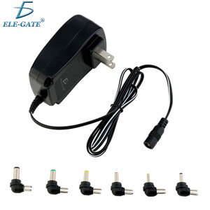 <b>Universal</b> 30W AC <b>Adapter</b> 3V/4.5V/5V/6V/7.5V/9V/12V Output PC Material <b>Plug</b>-In Connection RoHS Certified for Laptop LED Light Use - Product Image 1