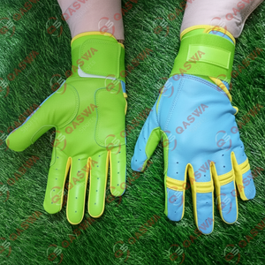 Guantes de Bateo de Béisbol de Cuero Duradero, Cierre de Gancho y Bucle Ambidiestro, Logotipo Personalizado, Ecológicos, Equipo Deportivo para Adultos - Product Image 6