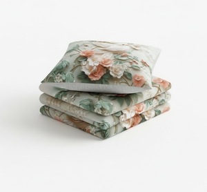 Ensemble de taies d'oreiller en microfibre solide de luxe 100% coton, taille king, pliées, 2 pièces, housses d'oreiller décoratives douces - Product Image 5