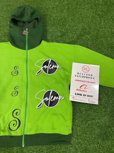 Vente en gros de sweat à capuche Ninja masqué lavé à l'acide 500 g/m² 100% coton surdimensionné uni délavé bouffée impression vintage solide vierge - Product Image 3