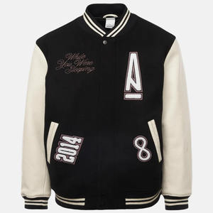 Chaquetas Varsity Nuevo Estilo Cuello Alto Todas las Tallas Colores Lana de Alta Calidad Antibacterianas para Hombre y Mujer - Product Image 1