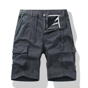 New Hot Selling Elastic Waist Cargo Short Pants Men Breathable Men's <b>Drawstring</b> Shorts With Pockets Cheep Price High Quality - Product Image 6