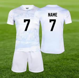 Ensemble de maillots de football personnalisés Elite, version fan et joueur, manches courtes, imprimé, écologique, séchage rapide, respirant, nouvelle collection BD - Product Image 5