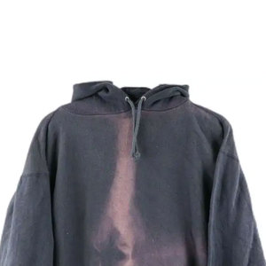 Sweat à capuche pour homme de haute qualité, personnalisé, avec broderie unie, style délavé soleil, effet vieilli, délavé à l'acide, 100% coton - Product Image 3