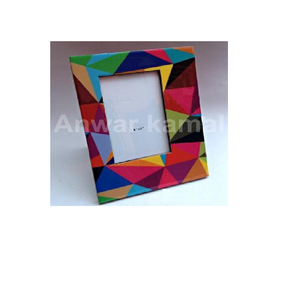 Cadre photo en bois peint à la main de qualité supérieure de qualité supérieure - Product Image 1