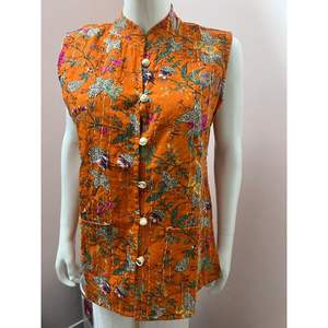 Robe de bureau élégante pour femmes Kantha vestes qualité standard pour un usage quotidien fournisseur indien taille naturelle longueur midi - Product Image 4