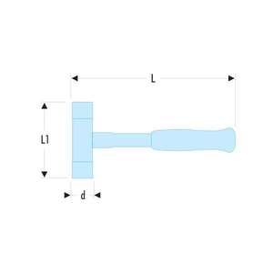 Marteau à pointes interchangeables Facom - Product Image 2