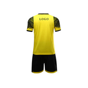 Premium Quality Fully Custom 100% Polyester Heat-Transfer Printed Unisex All Seasons Soccer Jerseys & Shorts <b>Set</b> Customized Logo - Product Image 2