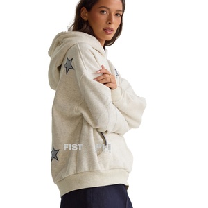 Sweat à capuche unisexe en molleton 100% coton de haute qualité avec logo et couleur personnalisés Wild Spirit, patch brodé, marque privée - Product Image 4