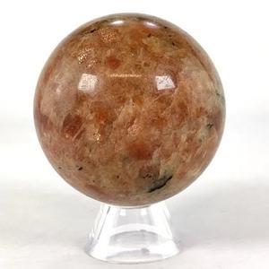 Sphère de pierre de soleil orange naturelle de haute qualité en gros, polie, cristal Feng Shui, décoration de la maison, emballage haut de gamme, personnalisé - Product Image 4