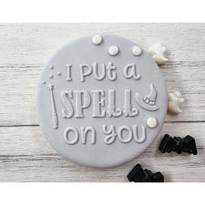 Halloween SpellDesigner Fondant Embosser Stamp for <b>Cake</b> <b>Decorating</b> <b>Supplies</b> for Your Halloween Celebration! - Product Image 2