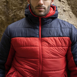 All-Weather Full Sleeve Windproof With Breathable Polyester Fabric Puffer <b>Jacket</b> <b>Lightweight</b> Breathable Outdoor <b>Man</b> Winter - Product Image 5
