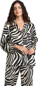 ชุดนอนสตรีไซส์ใหญ่พิเศษชุดนอนพิมพ์ลายดอกไม้ผ้าคอตตอนน้ำหนักเบาใส่สบายสำหรับใส่อยู่บ้านในฤดูใบไม้ผลิ - Product Image 4