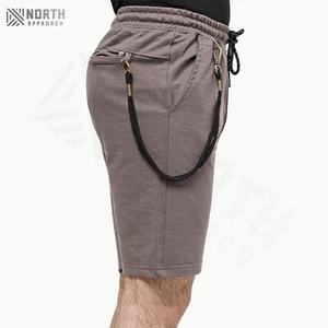 Shorts de sport pour homme, haute élasticité, respirants, décontractés, pour la course à pied, taille élastique, imprimé, teint, de haute qualité, en laine peignée, écologiques, OEM - Product Image 2