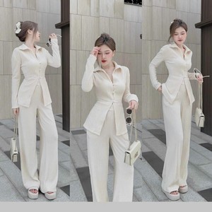 Ensembles longs et chauds pour femmes Prix d'usine Naturel Odm Lavable Emballage personnalisé Vietnam Fabricant Ensemble trier pour fille 2 pièces Sor - Product Image 5