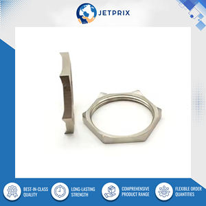 Jetprix International Sécurisé Robuste Acier Inoxydable Nickelé Laiton NPT Contre-écrous pour la Gestion des Câbles Solutions de Presse-étoupe - Product Image 4