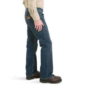 Pantalones Vaqueros de Mezclilla de Estilo Moderno para Hombre, Pantalones Vaqueros Cargo de Cintura Alta con Botones de Algodón al por Mayor - Product Image 3