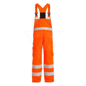 2024 professionnel Orange couleur sécurité Dangri costume haute qualité meilleure conception léger Polyester vêtements de travail Logo personnalisé - Product Image 4