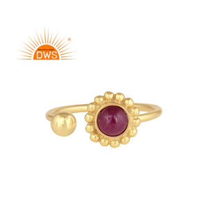 แหวนพลอยทับทิมธรรมชาติ925ดีไซน์ล่าสุดแหวนปรับได้เครื่องประดับที่กำหนดเองสำหรับผู้หญิงของขวัญสำหรับผู้หญิงสำหรับเธอ - Product Image 1