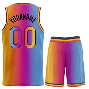 Uniformes de basket-ball unisexes à séchage rapide de haute qualité, ensembles imprimés par sublimation personnalisée, conception respirante avec logo, vente en gros directe - Product Image 2