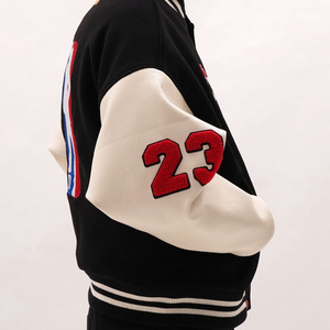 Flyingkick Enterprises High Street Style Good Quality Oversized Embroidery <b>Letter</b> Customized Street-Wear Logo <b>Jacket</b> <b>Men</b> - Product Image 6