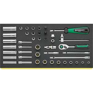 Juego de Accesorios y Vasos para Trinquete Stahlwille de 1/4'' - Product Image 1