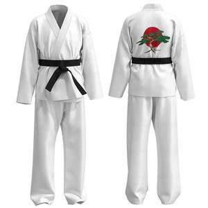 Uniforme de Taekwondo de Secado Rápido para Entrenamiento y Combate, Uniforme de Taekwondo de Color Sólido al por Mayor con Etiqueta Privada - Product Image 2