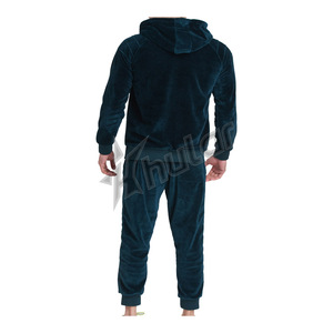 2025 Vintage Oversized Velvet Fleece <b>Tracksuit</b> for <b>Men</b> Soft Breathable Cotton Jogging Suit with Custom Logo for Adults - Product Image 6