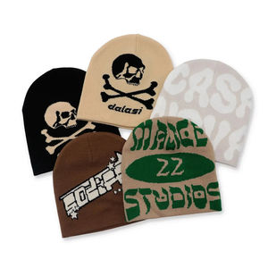 Vente directe d'usine OEM, bonnets de qualité supérieure avec logo personnalisé, broderie 3D, couleurs et tailles personnalisées, motif imprimé, bonnets - Product Image 4