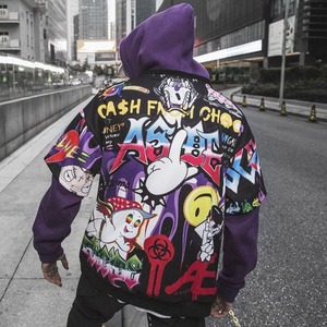 HIC alta calidad Streetwear 360gsm 100% algodón Sudadera con capucha de gran tamaño Casual en blanco personalizado Sudadera con capucha sudaderas con capucha para hombres - Product Image 5