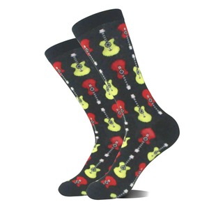 100% Cotton <b>Men's</b> <b>Socks</b> Printed Custom Logo Breathable Soft <b>Warm</b> Trendy Stretchable Mid-Length Anti-Bacterial for Autumn - Product Image 6