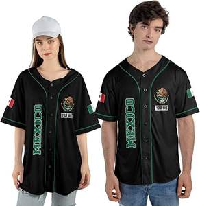 Eagle Mexico Baseball Jersey Ropa deportiva transpirable personalizable para hombres y mujeres Diseño de bandera de México - Product Image 4