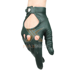 Gants de conduite en cuir imperméables pour l'extérieur, avec sangle de poignet réglable, antidérapants, durables et sécuritaires - Product Image 4