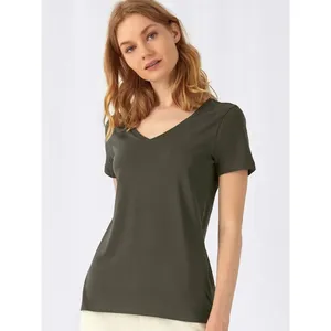 T-shirt promotionnel éco-responsable pour femmes Inspire V, merchandising éco-responsable - Product Image 3