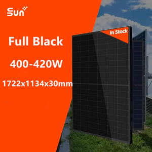 Sunplus ชุดแผงเซลล์แสงอาทิตย์410W โมดูล PV สีดำเต็มรูปแบบพร้อมการรับรอง UL สำหรับระบบพลังงานแสงอาทิตย์ที่อยู่อาศัย - Product Image 1