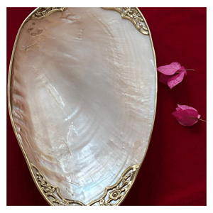 Plateau en nacre véritable, plat en coquille de nacre pour sauce, trempette, collations et présentation élégante des repas, origine Vietnam - Product Image 3