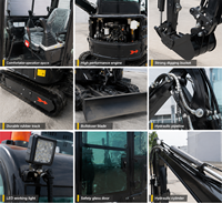 WOMI 1,8 tonne pour mini-excavatrice, accessoire compacteur et déchiqueteur de souches |   Garantie d'un an Importé pour la construction