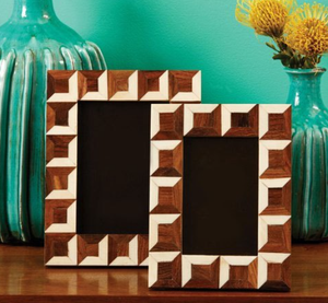 กรอบรูปลายดอกไม้สำหรับตกแต่งบ้านกรอบรูปลายฝังกระดูกทำด้วยมือทำจาก2025 - Product Image 4