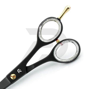 Tijeras de pelo profesionales simétricas clásicas, cuchillas de concha curvas afiladas, tijeras de peluquero de acero inoxidable, suministros de peluquería - Product Image 3