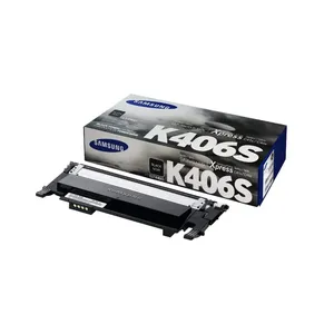 Cartouche de toner laser noir d'origine Samsung CLT-K406S compatible avec l'unité SU118A - Product Image 1
