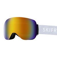 Vente en gros de lunettes de ski personnalisées SKIFREE S0, anti-buée, protection UV, fermeture magnétique, design ergonomique pour les sports de neige