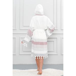 Accappatoio Peshtemal da donna-adatto per uso Unisex-cotone-accappatoio estivo - Product Image 3