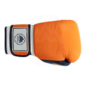 Guantes de boxeo de cuero profesionales para adultos para entrenamiento Kickboxing Work Sparring Punching Fight Guantes Winning Gel Sparring - Product Image 6