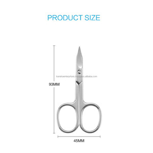 Outils professionnels pour le soin des ongles, manucure russe, ciseaux à cuticules droits et tranchants en acier inoxydable durable, logo personnalisé, vente en gros - Product Image 4