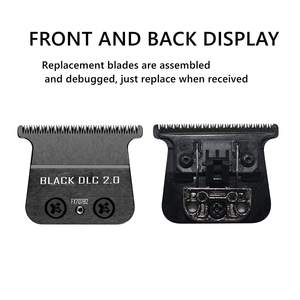 Lames de rechange réglables en acier inoxydable pour tondeuses à cheveux électriques USB à piles, pour usage domestique et automobile - Product Image 4