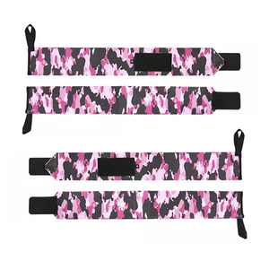 Muñequeras Deportivas de Nailon Personalizadas al por Mayor, Coloridas, Antiestáticas, Protectoras, con Logotipo de Tela Temática para Fitness - Product Image 1