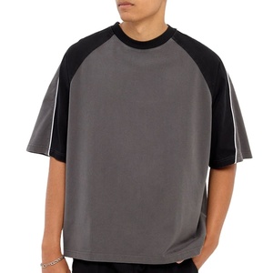 T-shirt de sport d'été personnalisable OEM de haute qualité à épaules tombantes, style streetwear, avec logo brodé – Créez votre propre design - Product Image 4